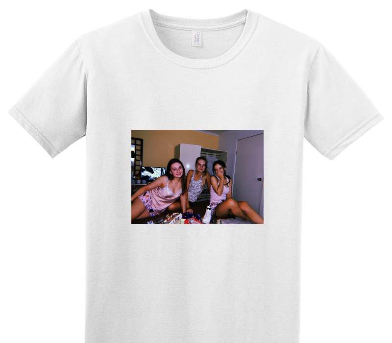 Custom Adult Soft Style 100% Cotton White T-Shirt