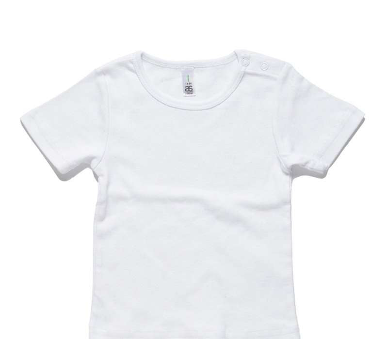 Custom AS Colour White Baby T-Shirt