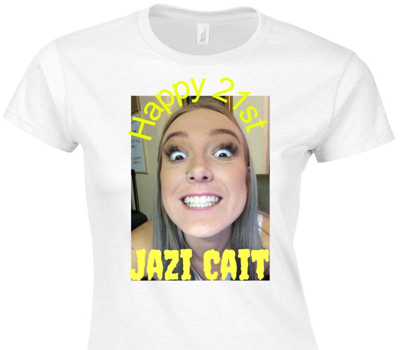 Custom Womens Soft Style 100% Cotton White T-Shirt
