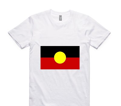Custom AS Colour 100% Cotton White T-Shirt