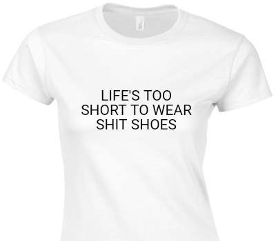 Custom Womens Soft Style 100% Cotton White T-Shirt
