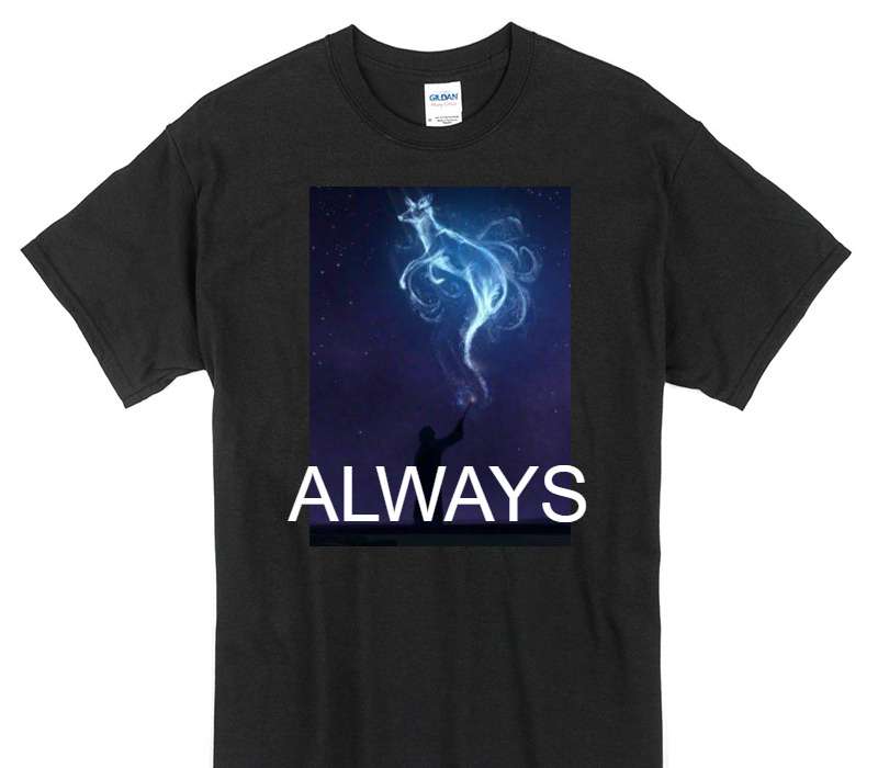 Custom Gildan 100% Cotton Black T-Shirt