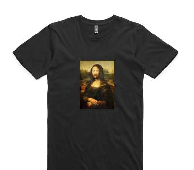Custom AS Colour 100% Cotton Black T-Shirt