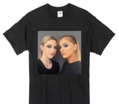 Custom Gildan 100% Cotton Black T-Shirt