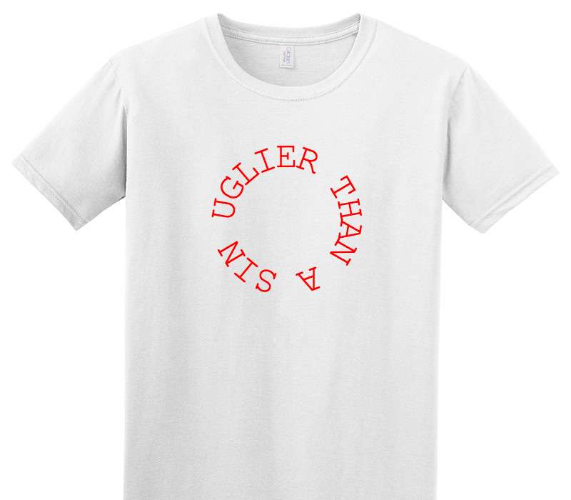 Custom Adult Soft Style 100% Cotton White T-Shirt