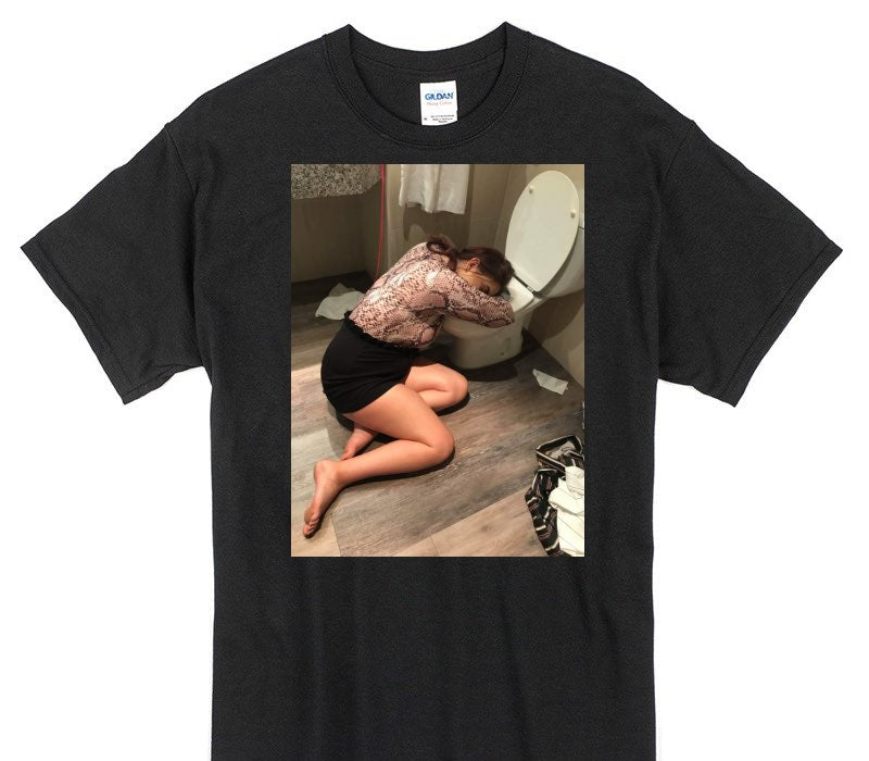 Custom Gildan 100% Cotton Black T-Shirt