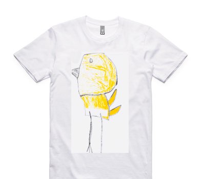 Custom AS Colour 100% Cotton White T-Shirt