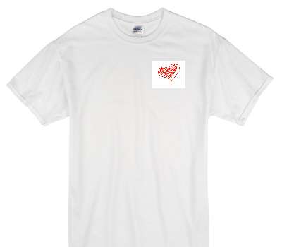 Custom Gildan 100% Cotton White T-Shirt