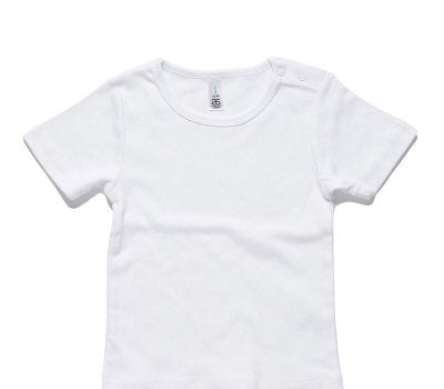 Custom AS Colour White Baby T-Shirt