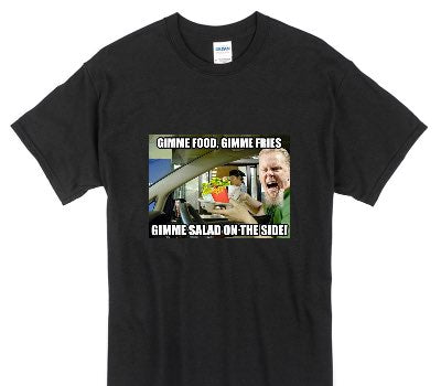 Custom Gildan 100% Cotton Black T-Shirt