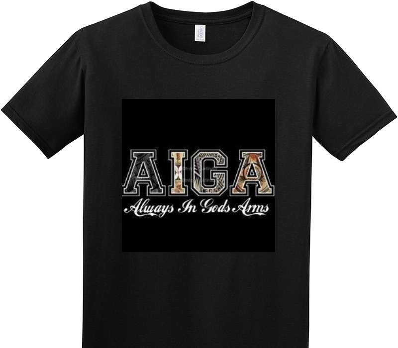 Custom Adult Soft Style 100% Cotton Black T-Shirt