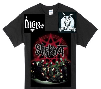 Custom Gildan 100% Cotton Black T-Shirt
