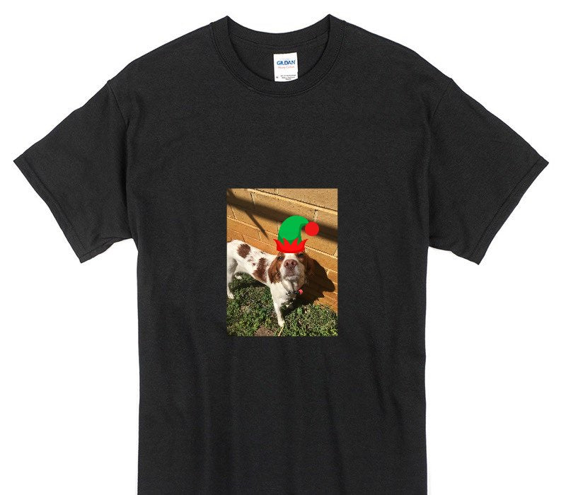 Custom Gildan 100% Cotton Black T-Shirt