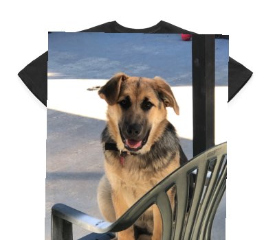 Custom AS Colour 100% Cotton Black T-Shirt