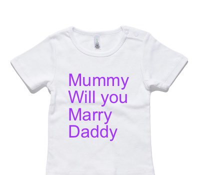 Custom AS Colour White Baby T-Shirt