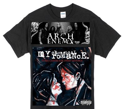 Custom Gildan 100% Cotton Black T-Shirt