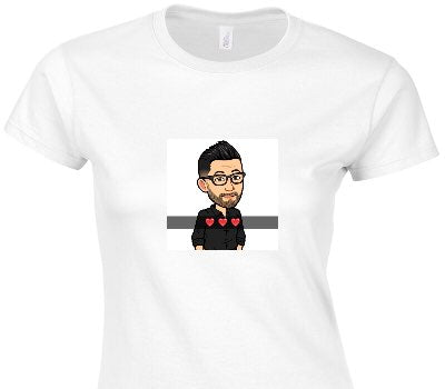 Custom Womens Soft Style 100% Cotton White T-Shirt