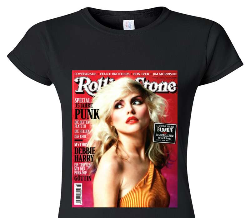 Custom Womens Soft Style 100% Cotton Black T-Shirt