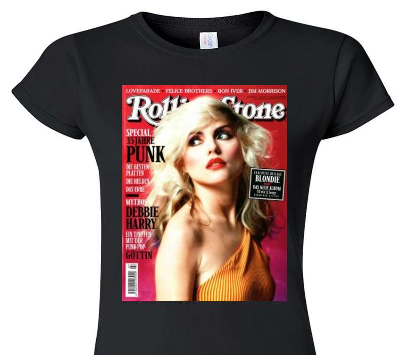 Custom Womens Soft Style 100% Cotton Black T-Shirt
