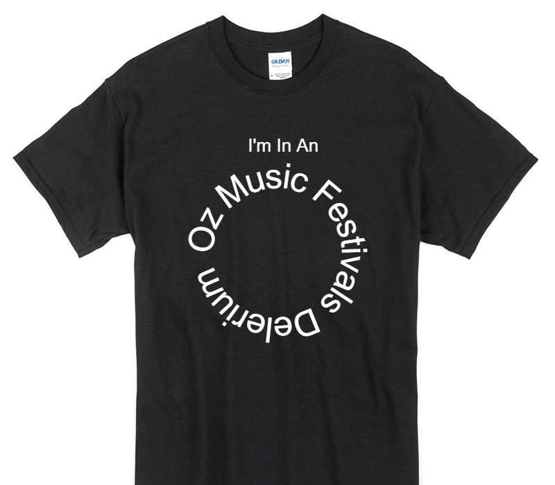 Custom Gildan 100% Cotton Black T-Shirt