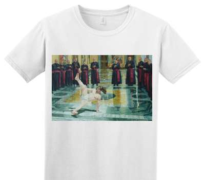 Custom Adult Soft Style 100% Cotton White T-Shirt