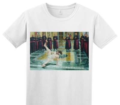 Custom Adult Soft Style 100% Cotton White T-Shirt