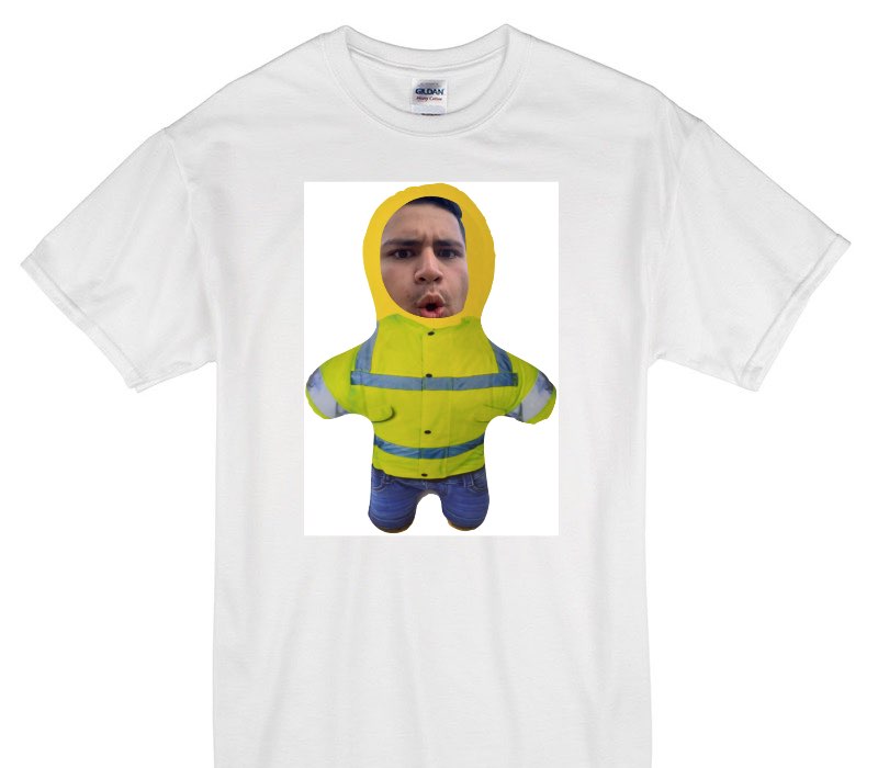Custom Gildan 100% Cotton White T-Shirt