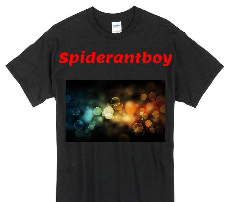 Custom Gildan 100% Cotton Black T-Shirt