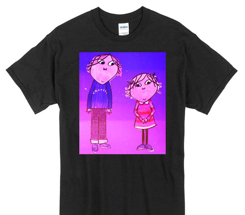 Custom Gildan 100% Cotton Black T-Shirt