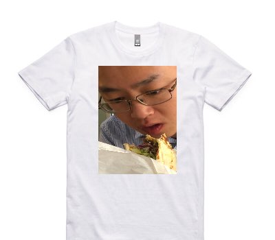 Custom AS Colour 100% Cotton White T-Shirt