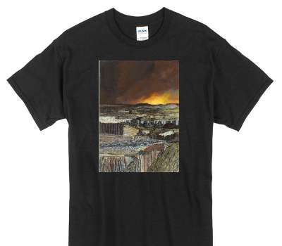 Custom Gildan 100% Cotton Black T-Shirt