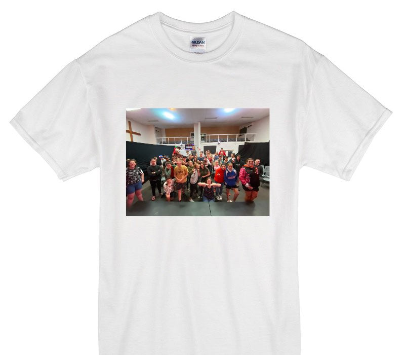 Custom Gildan 100% Cotton White T-Shirt