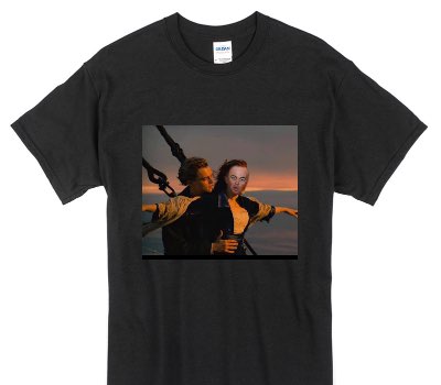 Custom Gildan 100% Cotton Black T-Shirt