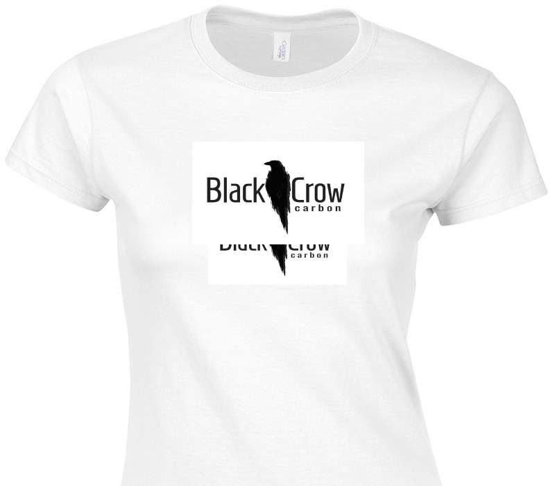 Custom Womens Soft Style 100% Cotton White T-Shirt