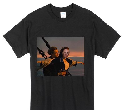 Custom Gildan 100% Cotton Black T-Shirt