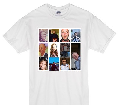 Custom Gildan 100% Cotton White T-Shirt