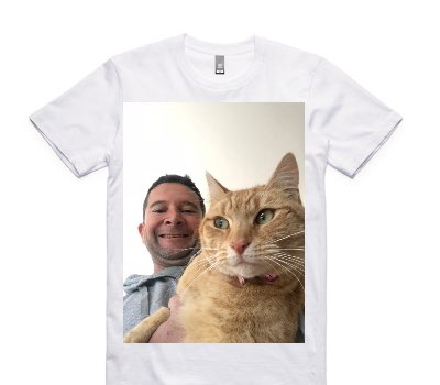 Custom AS Colour 100% Cotton White T-Shirt