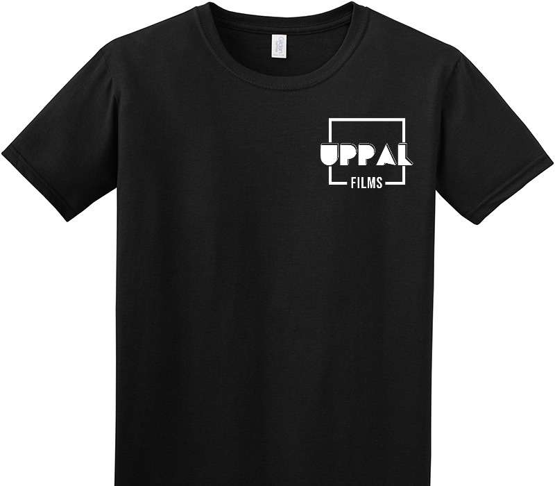 Custom Adult Soft Style 100% Cotton Black T-Shirt