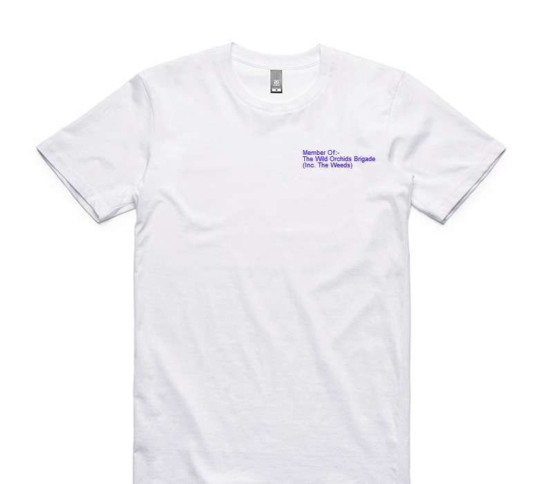 Custom AS Colour 100% Cotton White T-Shirt
