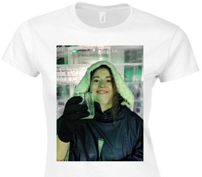 Custom Womens Soft Style 100% Cotton White T-Shirt
