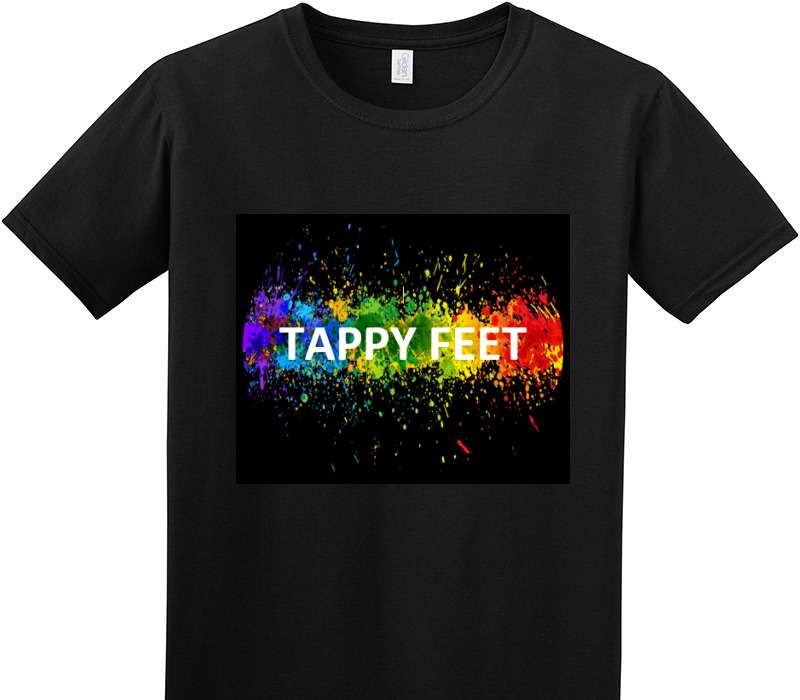 Custom Adult Soft Style 100% Cotton Black T-Shirt