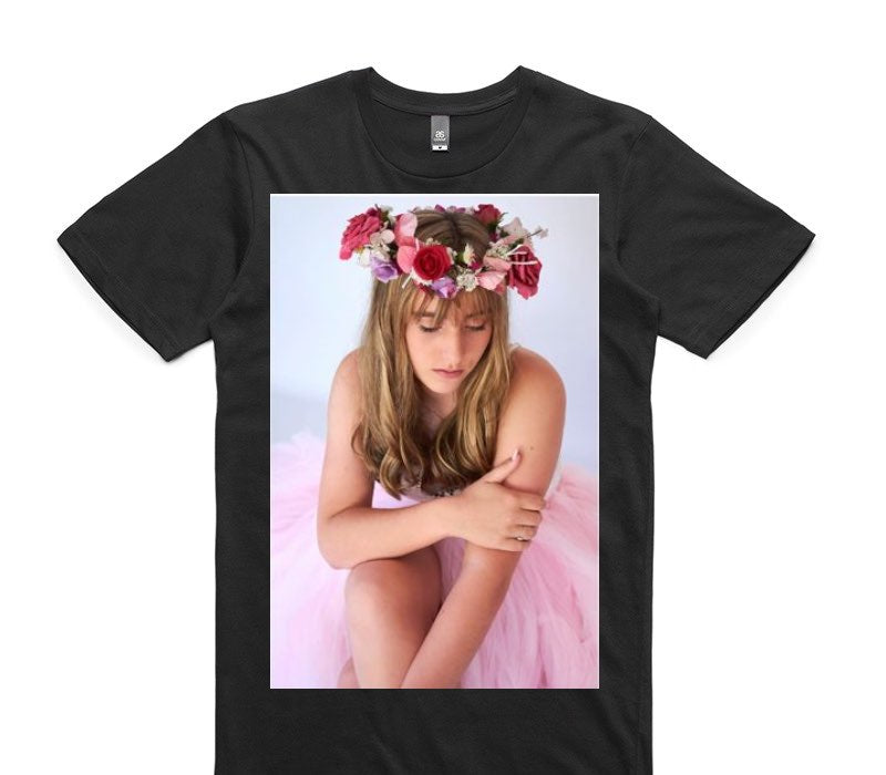 Custom AS Colour 100% Cotton Black T-Shirt
