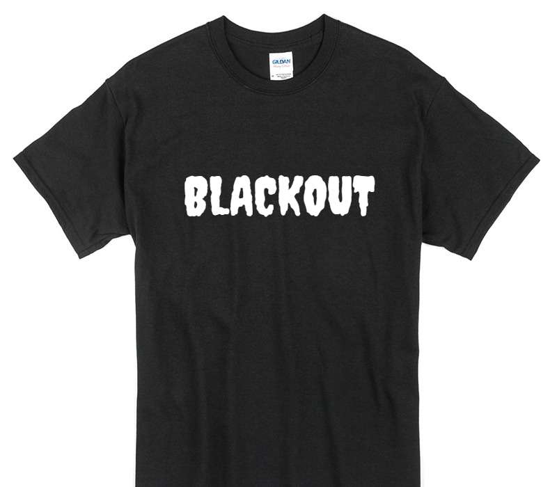 Custom Gildan 100% Cotton Black T-Shirt