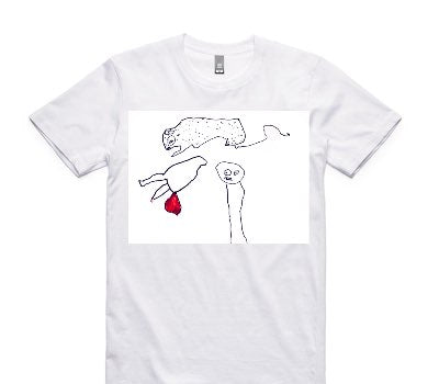 Custom AS Colour 100% Cotton White T-Shirt