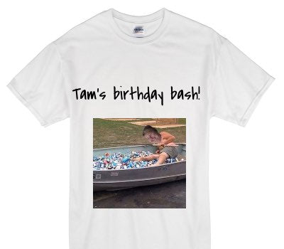 Custom Gildan 100% Cotton White T-Shirt
