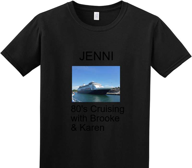 Custom Adult Soft Style 100% Cotton Black T-Shirt