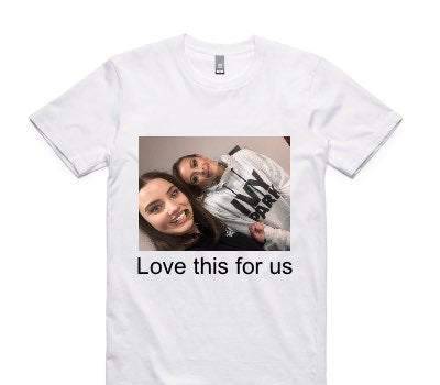 Custom AS Colour 100% Cotton White T-Shirt