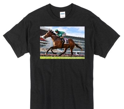 Custom Gildan 100% Cotton Black T-Shirt