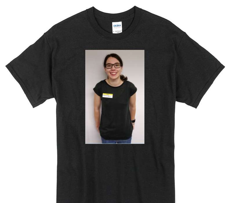 Custom Gildan 100% Cotton Black T-Shirt