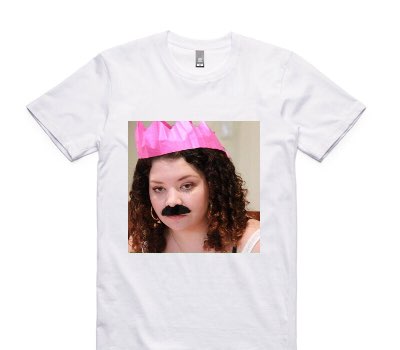 Custom AS Colour 100% Cotton White T-Shirt